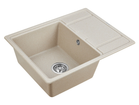 Кухонная мойка Paulmark FLUGEN 50-650 PM216550-BE 65х50 цвет бежевый